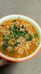 Stir Fried Minced Pork with Basil Leaves