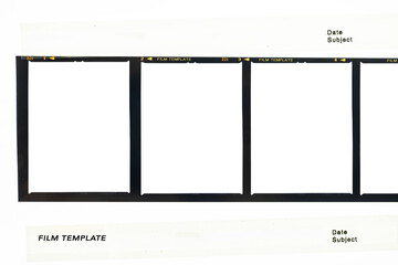 Medium format color film frame.With white space.120 Film Image space.