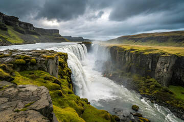 Fototapeta premium waterfall in iceland