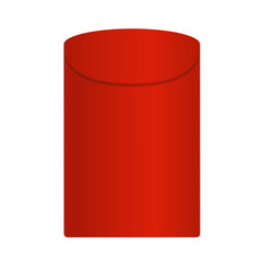 Red envelope and Chinese gold coin graphic vector. Chinese new year pack.