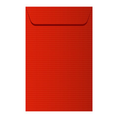 Red envelope and Chinese gold coin graphic vector. Chinese new year pack.