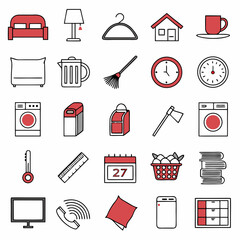 25 Clean & Modern Flat Vector Icons – UI & App Essentials