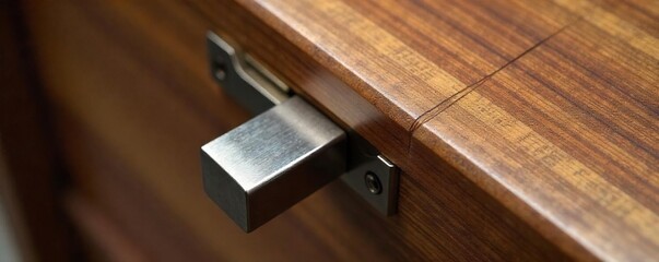 Gleaming Stainless Steel Joinery Precision Carpentry Details in a High-End Project