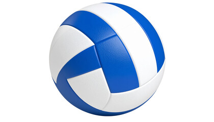 volleyball isolated on white background blue and white color 