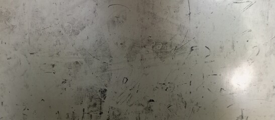 Dirty Scratched Whiteboard Surface with Markings