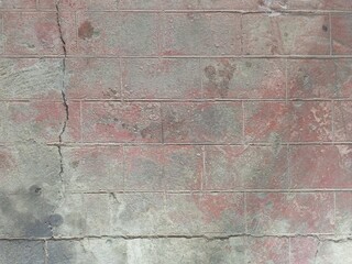 Distressed Aged Brick Wall Background Texture
