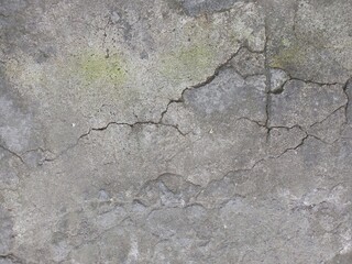 Heavily Cracked Concrete Floor Grunge Texture