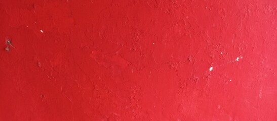 Weathered Red Painted Wall Grunge Texture
