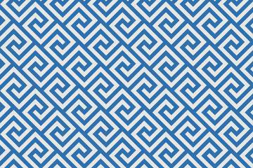 Meander diagonal pattern. Vector background with greek antique motif