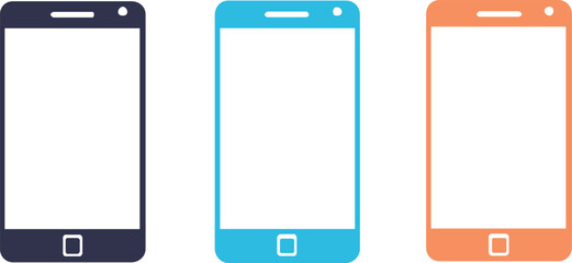 modern mobile phone frame design illustration vector sketch