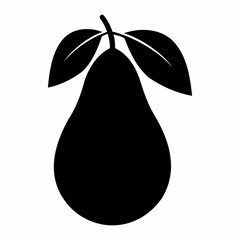 pear isolated on white background