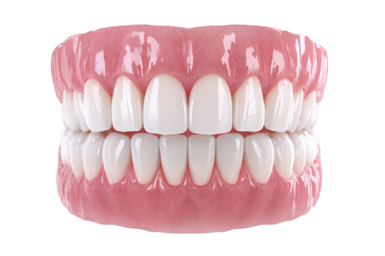 Set of complete dentures isolated against PNG background dental prosthetics illustration, dentures, full dentures, artificial teeth, dental prosthesis, prosthodontics, teeth, smile, dental, healthca