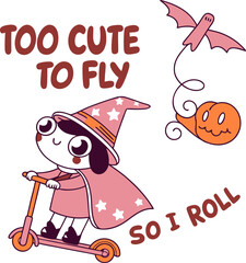  A Cute Halloween Monster Frog Vector For Funny Halloween.