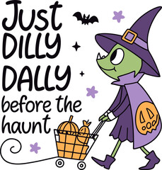  A Cute Halloween Monster Frog Vector For Funny Halloween.
