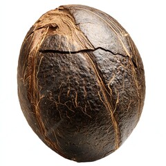 Cracked, textured egg with a natural appearance.
