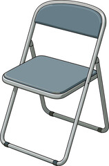 パイプ椅子のイラスト