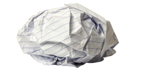 Crumpled paper forms interesting shape that captures attention and evokes creativity. This unique texture invites exploration and imagination