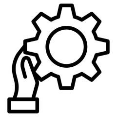 Gears update, gears, control, tool, system. icon in vector illustration