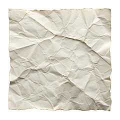 Crumpled paper with textured surface showcases unique folds and creases, adding character and depth to any creative project