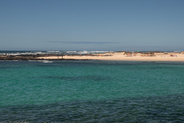 Vista de la Playa de La Concha en El Cotillo, Fuerteventura