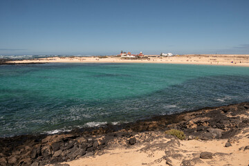 Vista de la Playa de La Concha en El Cotillo, Fuerteventura