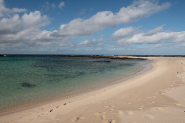 Vista de la Playa de La Concha en El Cotillo, Fuerteventura