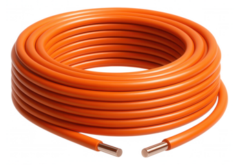 Solid-core wire used for permanent, stable installations in home electrical systems.