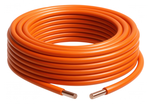 Solid-core wire used for permanent, stable installations in home electrical systems.
