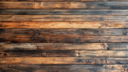 Fototapeta premium Wooden planks, various shades of brown