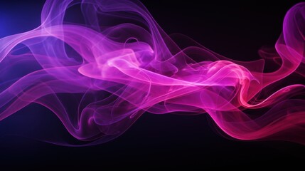 Vivid swirling pink and purple smoke against dark background
