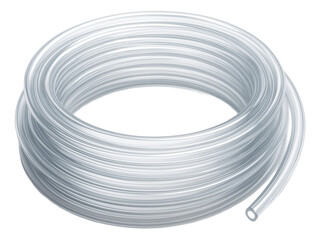 Small diameter clear plastic tubing intended for use in aquariums, channeling water to filters and back.