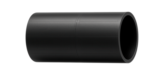High-density polyethylene pipe for small-scale industrial waste management, withstanding harsh chemical exposure.