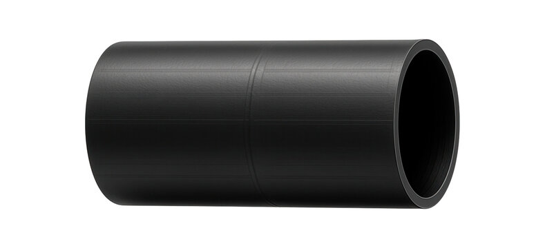 High-density polyethylene pipe for small-scale industrial waste management, withstanding harsh chemical exposure.