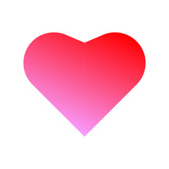 heart icon,heart symbol on transparent background