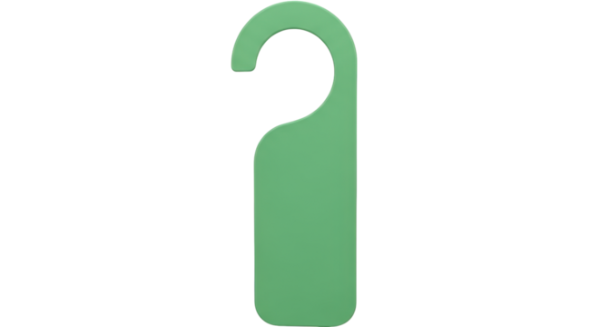 Isolated Do Not Disturb Sign