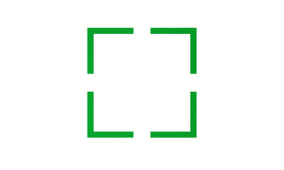 green square for aim