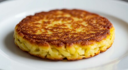 Closeup of potato cutlet