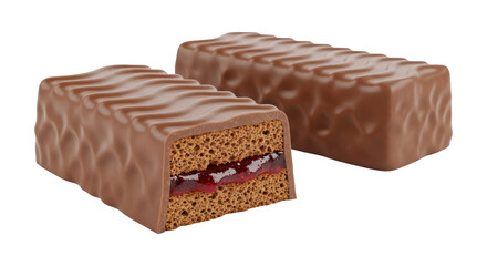 Isolated Chocolate biscuit