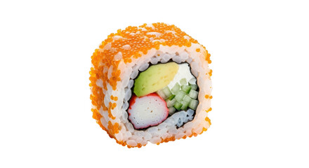 Isolated Sushi Roll