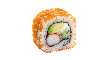 Isolated Sushi Roll