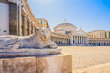Piazza del Plebiscito, Naples Italy