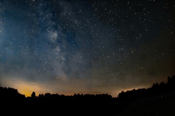 night sky with stars