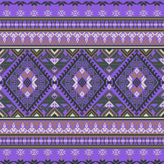 Pixel art ethnic, Pattern fabric pixel, design for background, clothing, decorative, drapery, cloth embroidery, geometric pixel art, handcraft, wallpaper, carpet, bag, card, cushions, Print, ethnic