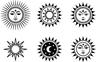 Mystic Moon Elements for Creative Designs. Magical Mystic Moon Elements for Projects. Editable Mystic Moon Elements for Digital Art. Unique Mystic Moon Elements for Branding. Minimal Mystic Moon