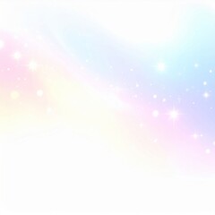 Obraz premium Pastel Rainbow Background with Glowing Sparkles