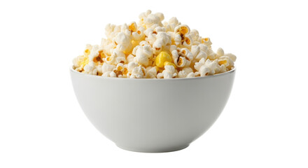 Isolated Bowl of popcorn
