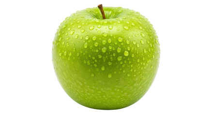 Isolated Fresh Green Apple