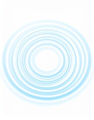 Fototapeta premium Abstract Light Blue Water Ripples Concentric Circles