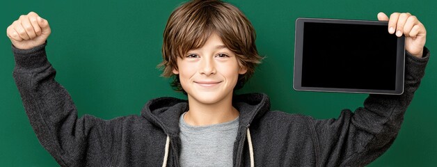 Smartphone with green screen positioned on a tripod ready for filming in a studio environment, ideal for content creation and multimedia applications.