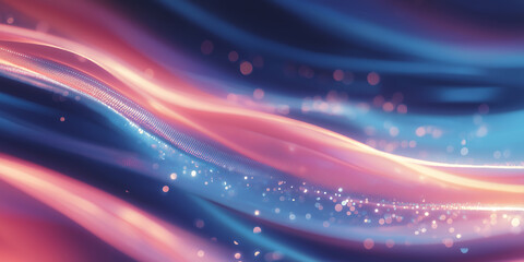 Obraz premium Dreamy Gradient Flow – Abstract Fluid Textures in Pink and Violet